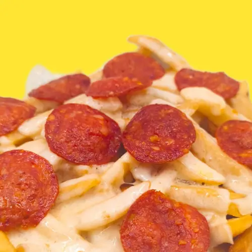 Papas Muzza +  Peppe